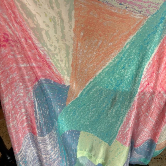 ANTHROPOLOGIE Lilka Annette Rainbow Asymmetrical Swing Dress! Excellent cond. S - Picture 6 of 12